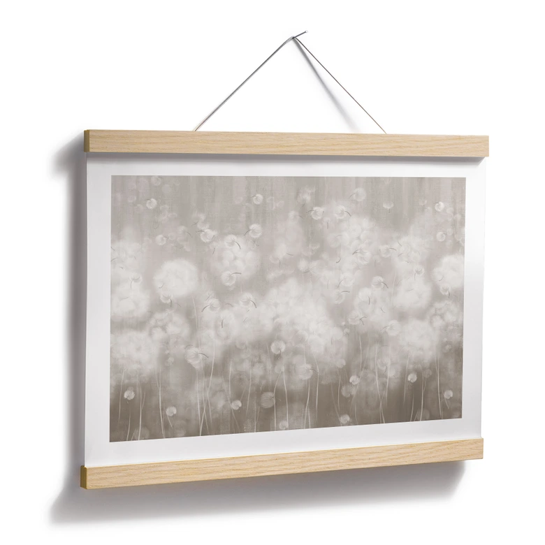 Blumen-Poster Pusteblumen Traum in Beige - Ms Tiff 