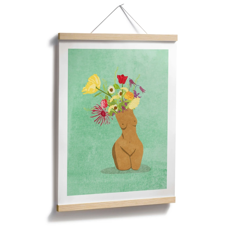 Poster Bloeiende vrouwelijkheid - Oltmanns 