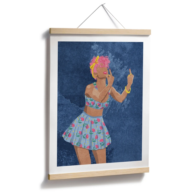 Poster Rockabilly Girl: Not your girl - Oltmanns 