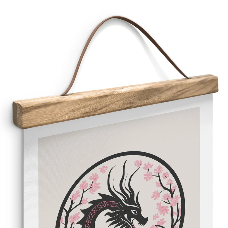 Poster Chinees dierenriemteken - Jaar van de Draak - Paperago 