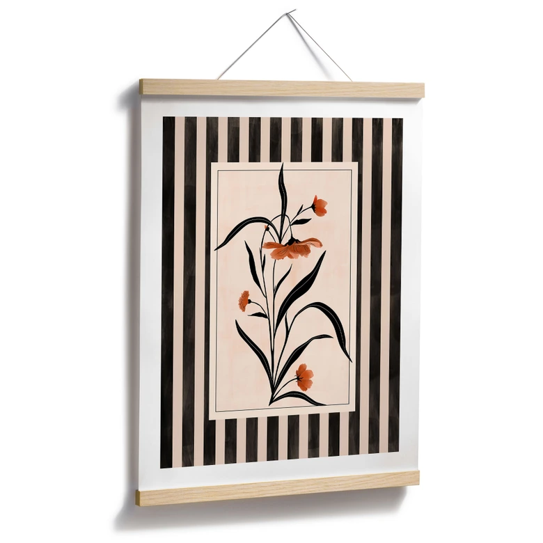 Poster Dance of leaves and flowers - Ristova 