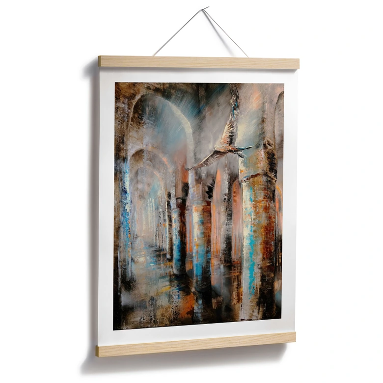 Poster Flug durch die Arkaden - Schmucker 