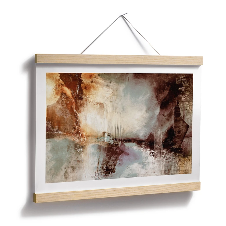 Poster Goldene Spuren im Nebellicht - Schmucker 