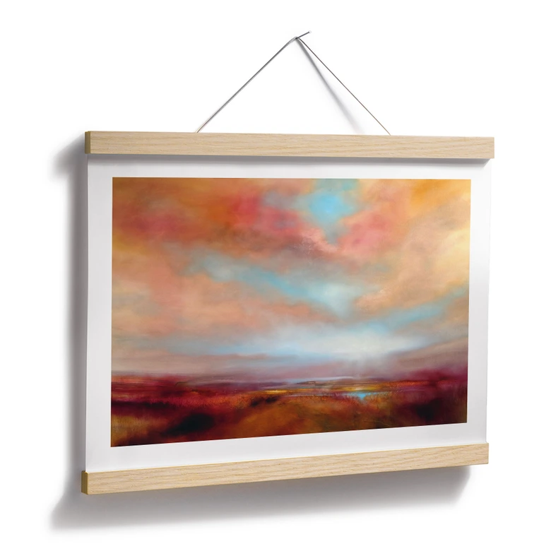 Poster Leuchtendes Feld im Sonnenlicht - Schmucker 