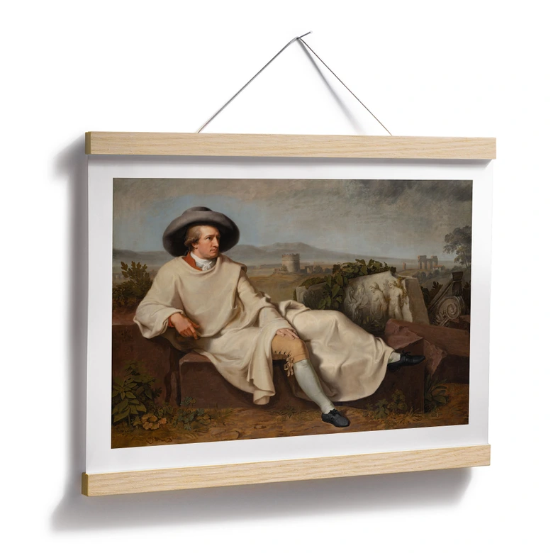 Plakat Tischbein - Goethe i den romerske campagna 