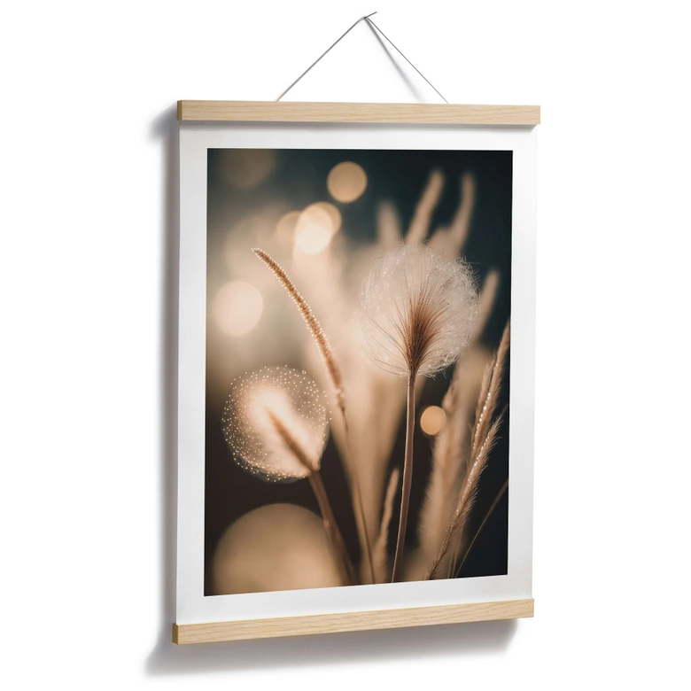 Poster Boho grasses in golden light - Treechild 
