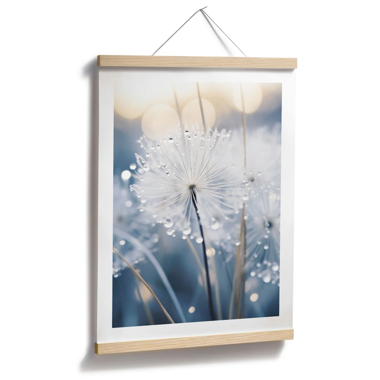 Poster med gnistrande maskrosor - Treechild 