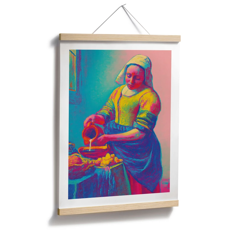 Poster Milchmagd - Pop Art - Treechild 
