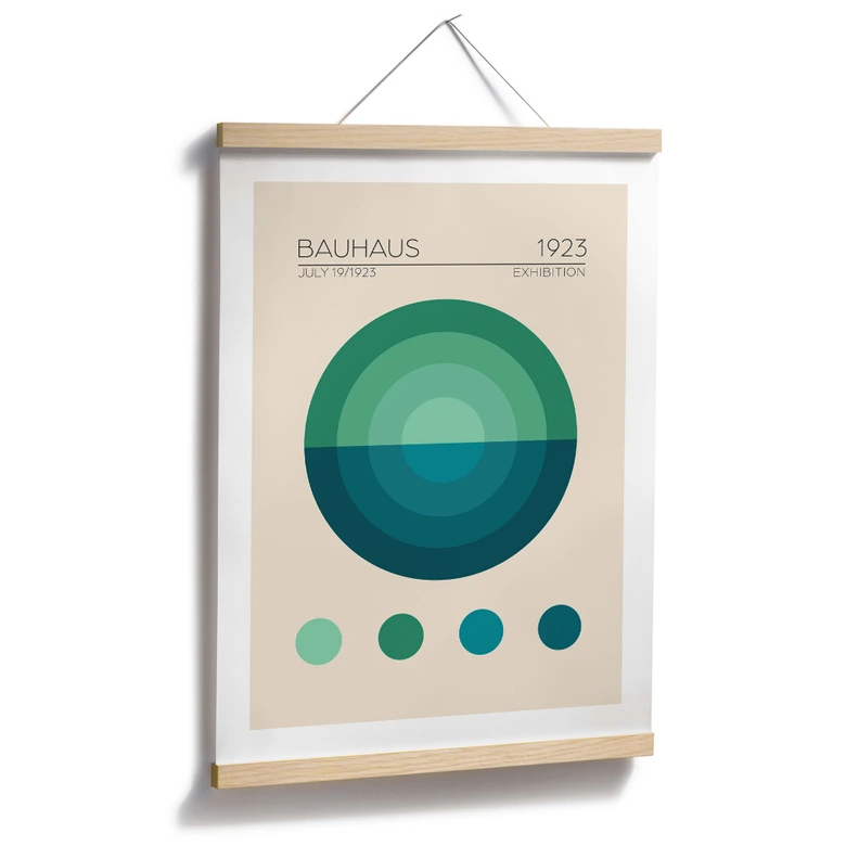 Poster Bauhaus Mavi Daire - Tunaboylu 