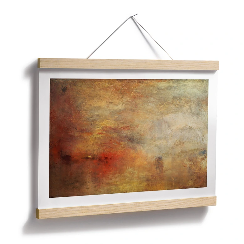 Poster Turner - Sonnenuntergang über einem See 