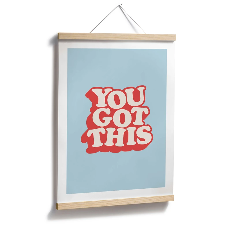 Spruch Poster You got this - Wilson 