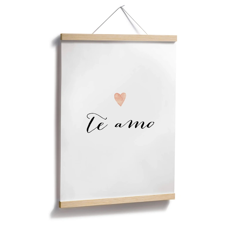 Poster Confetti & Cream - Te amo 