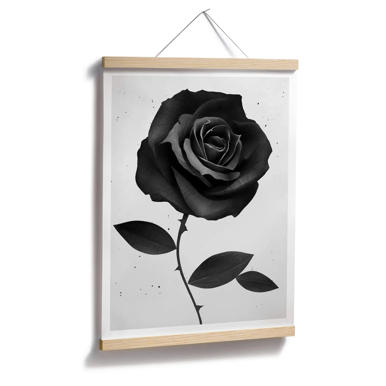Poster Ireland - Fabric Rose - Stoffrose 