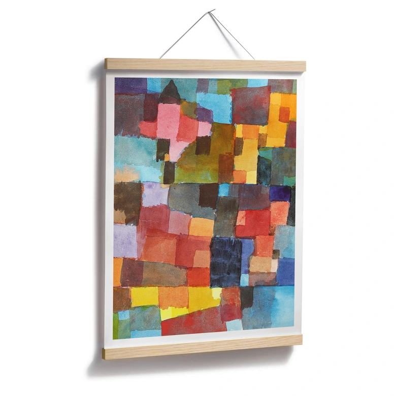 Poster Klee - Raumarchitekturen 