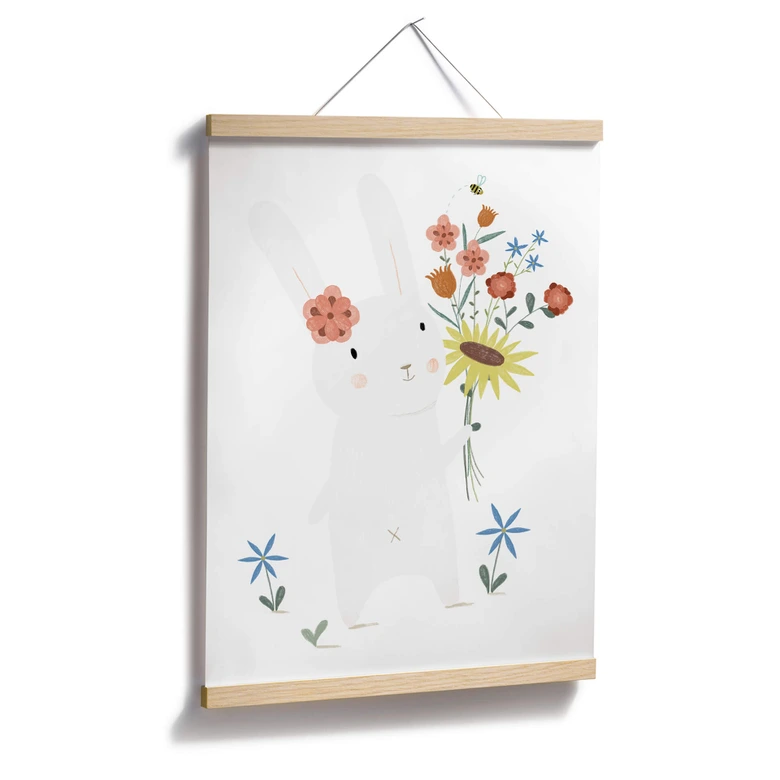 Poster Loske - Kleiner Hase 