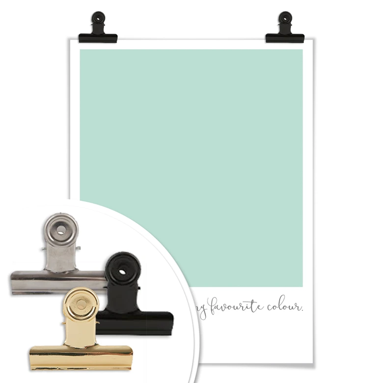 Poster My favourite colour - mint 