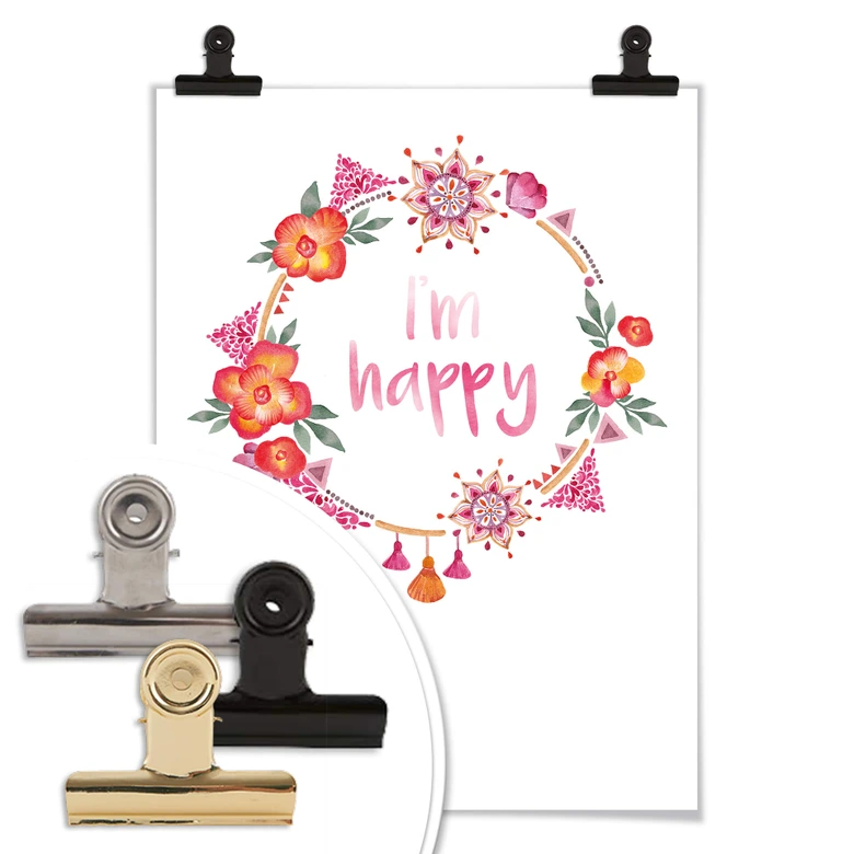 Poster I'm happy 