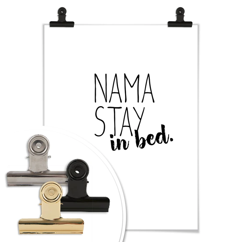 Poster Namastay i sängen 