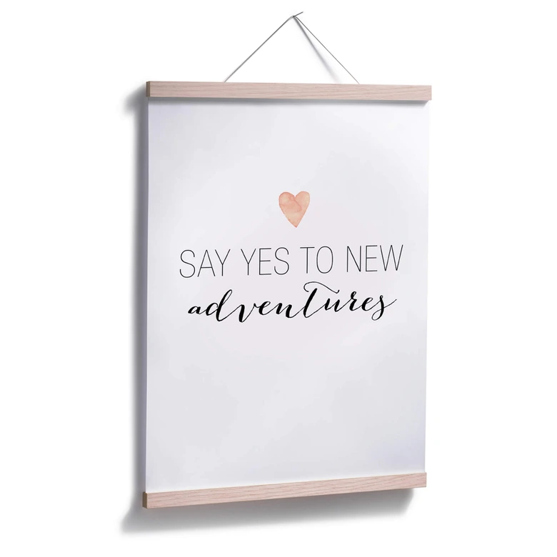 Poster Confetti & Cream - Say yes to new adventures 