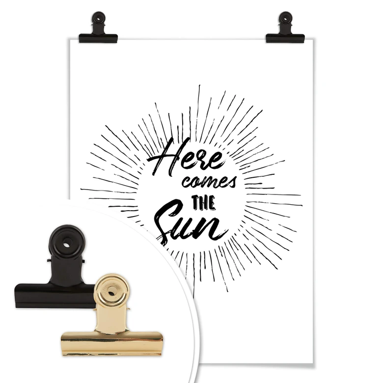 Plakat - Here comes the sun  