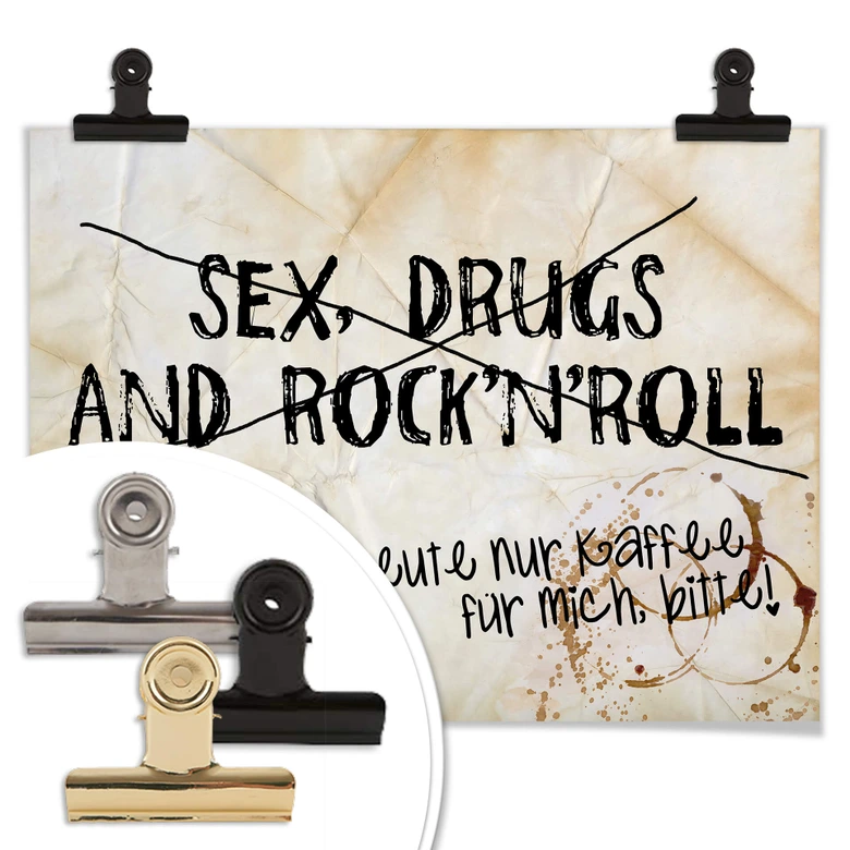 Poster Heute nur Kaffee für mich bitte! 