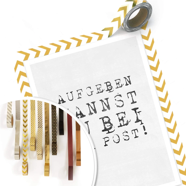 Poster - Aufgeben kannst du bei der Post 