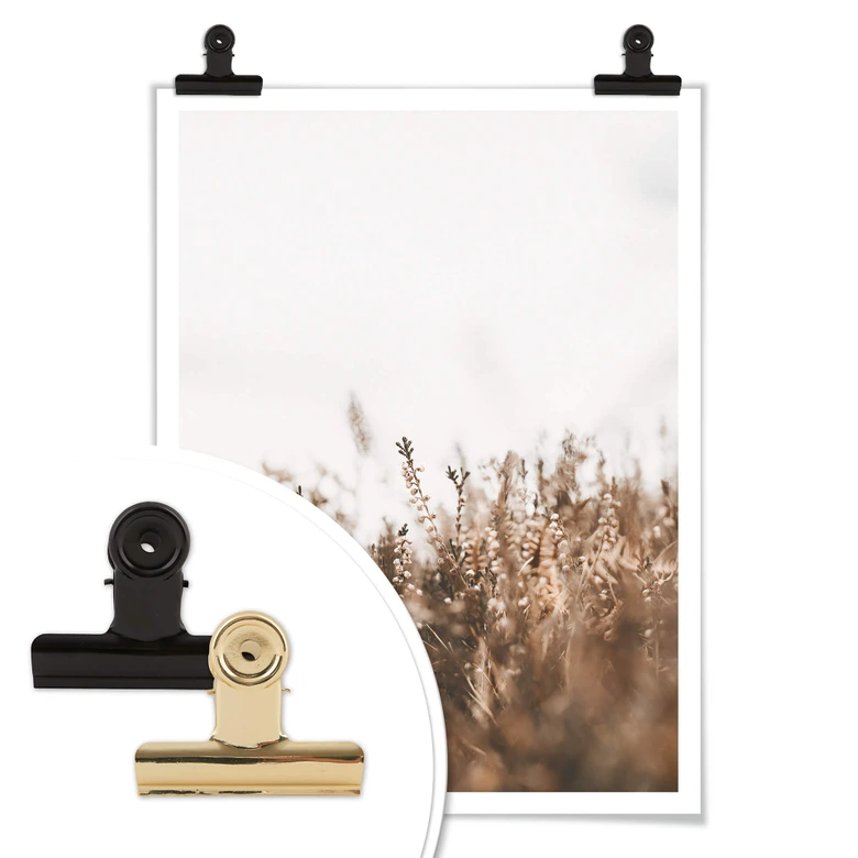 Poster Annie - Wiesengräser - Hochformat 