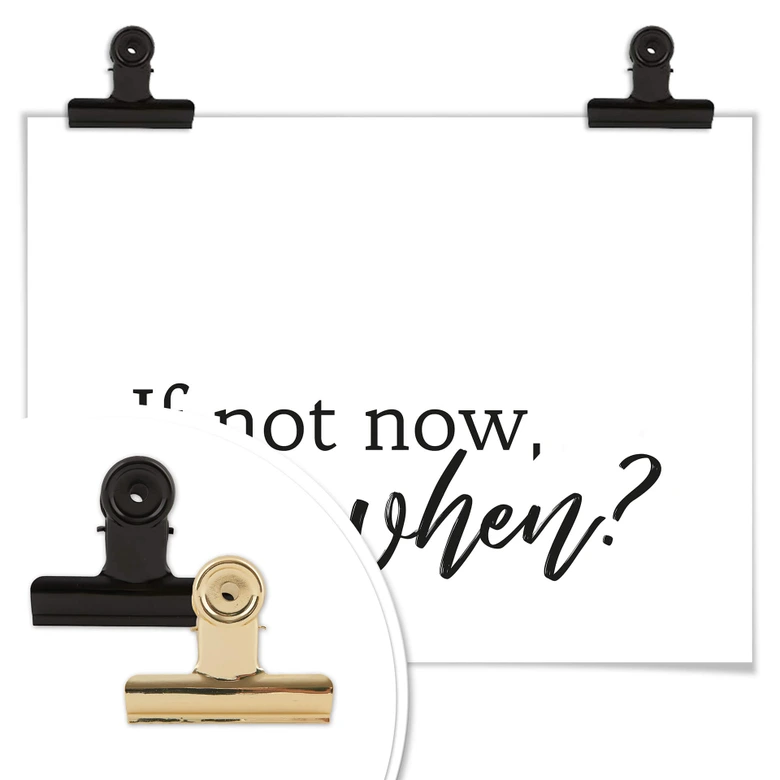 Plakat - Jeśli nie teraz, to kiedy? 