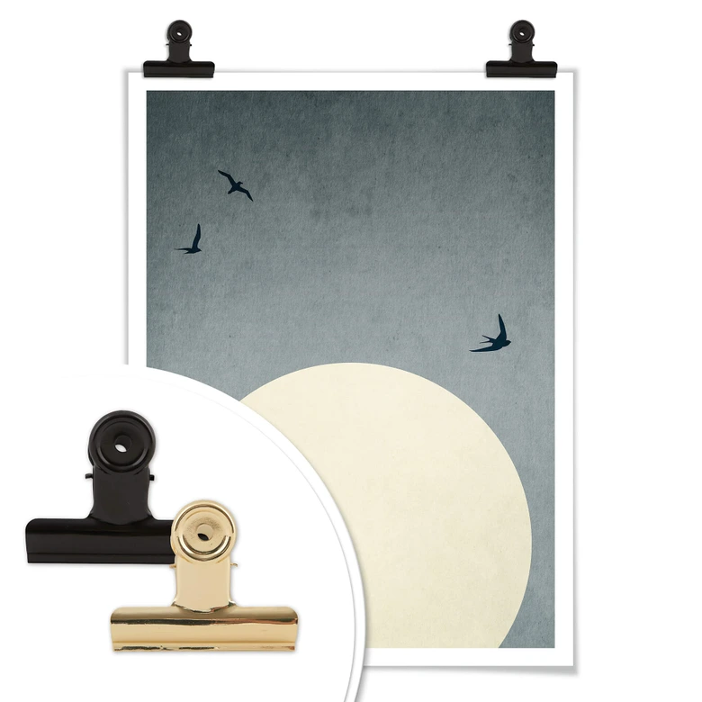 Poster Kubistika - Bei Nacht 