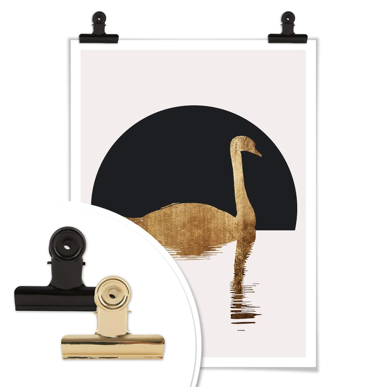 Plakat - Kubistika - Svanesø under halvmånen  