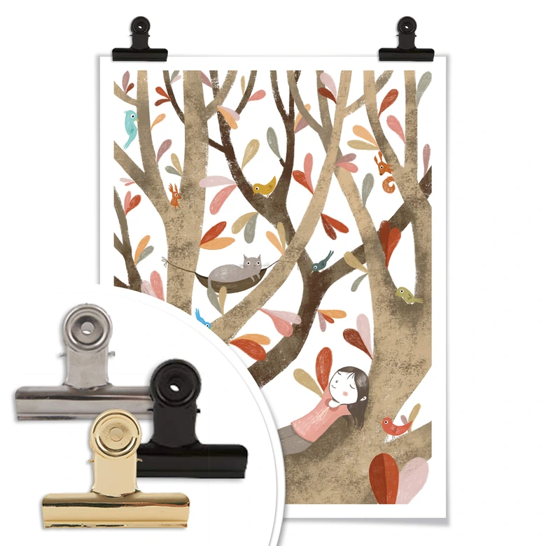 Poster Loske - Im Baum 02 