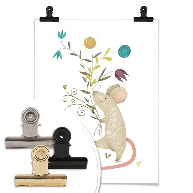 Poster Loske - Kleine Maus 
