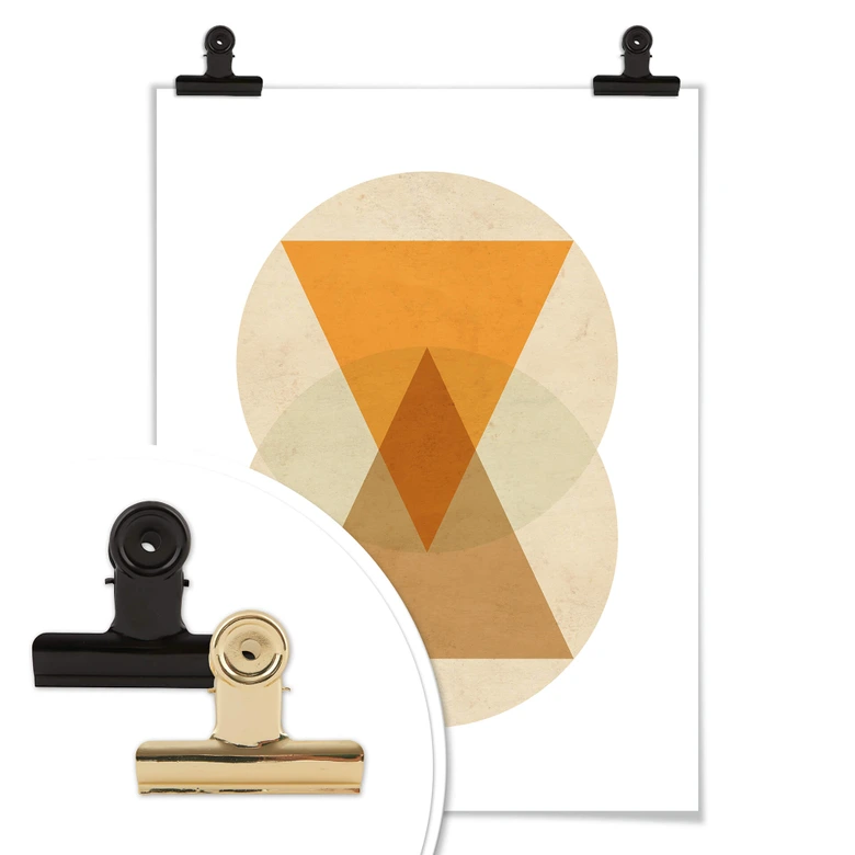 Poster Nouveauprints - Circles and Triangles  