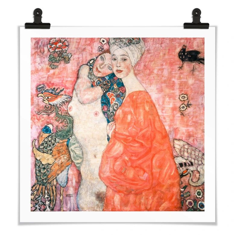 Póster Klimt - Las novias - Cuadrado 