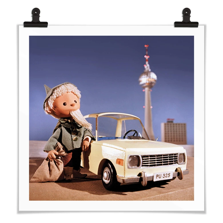 Poster Sandman at Alexanderplatz 