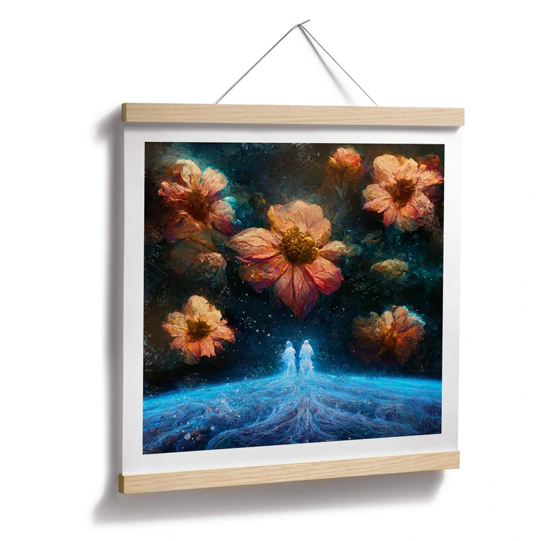 Poster Heine - Ursprung vom Leben - Astro Cruise - Quadratisch 