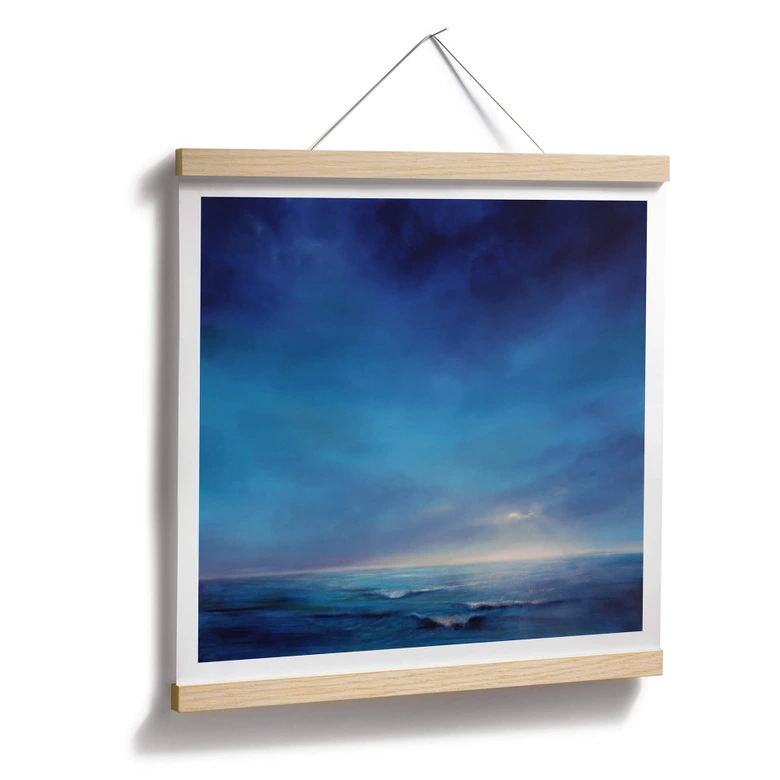 Poster Schmucker - Lichtstreif - Quadratisch 