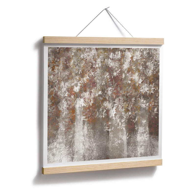 Poster Talen - Magnolien - Quadratisch 