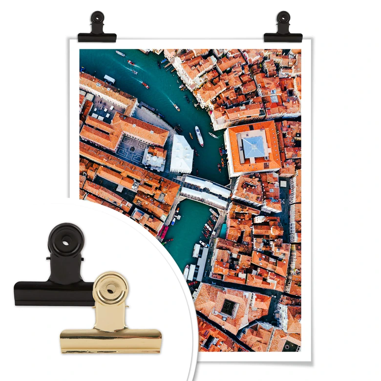 Poster Colombo - Venice from the Sky 