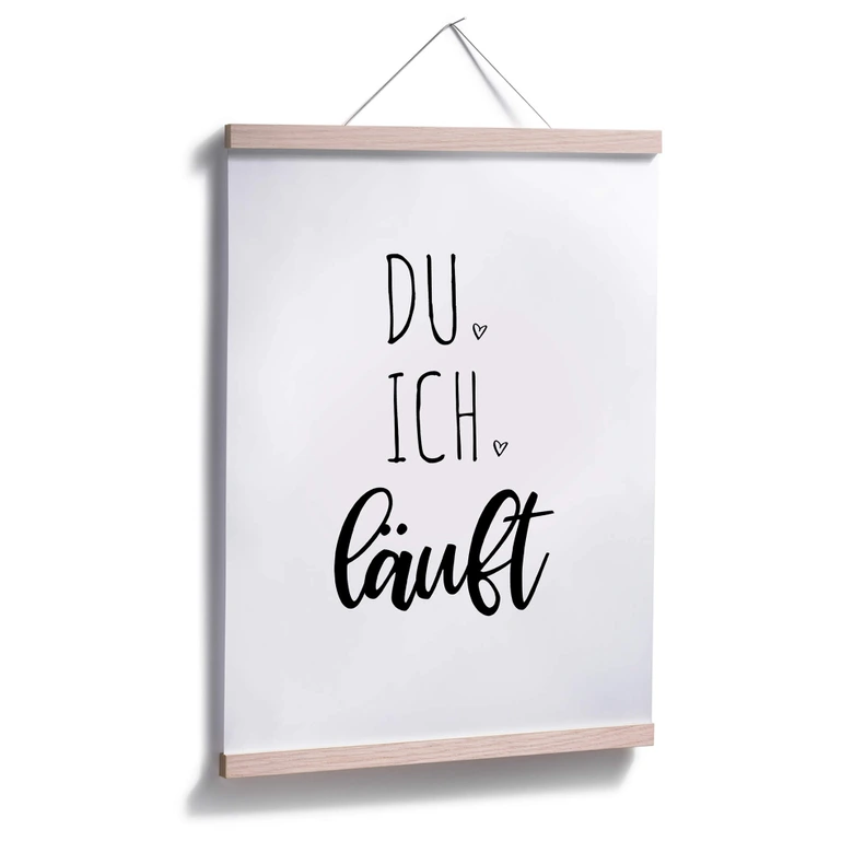 Poster Du, ich, läuft 