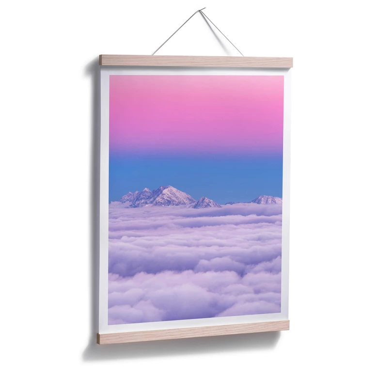Poster Krivec - Pink in the sky 