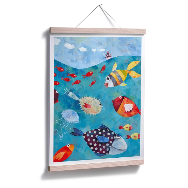 Poster Blanz - Fische im Meer 