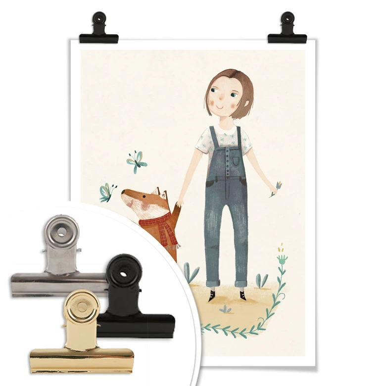 Poster Loske - Der Spaziergang 