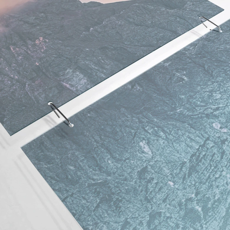 Raumteiler, Paravent, Sichtschutz hängend Herbstliche Landschaft am Gipfel Triglav 