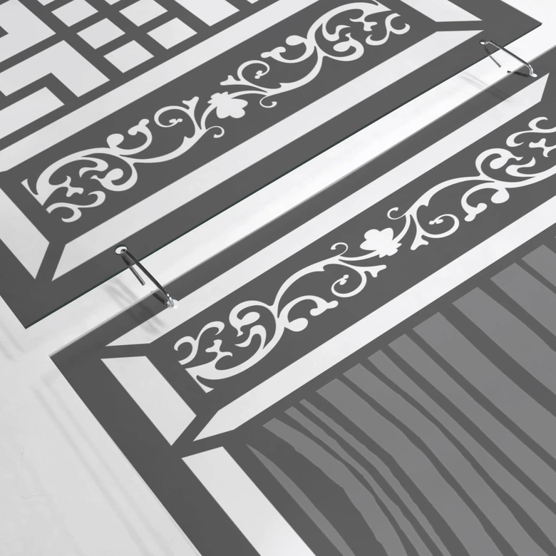 Séparation de pièce, paravent, paravent suspendu Séparation de pièce japonaise Shoji Design 