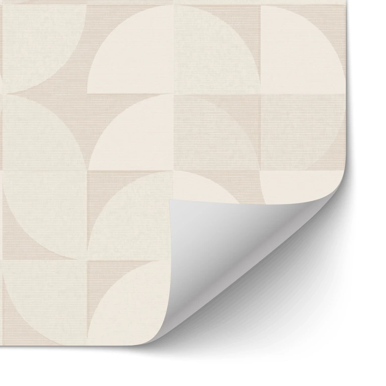 Self-adhesive retro-style semi-circle kitchen splashback - Bloomery Decor 