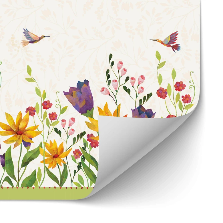 Blanz självhäftande Stänkpanel - Blossom poesi 