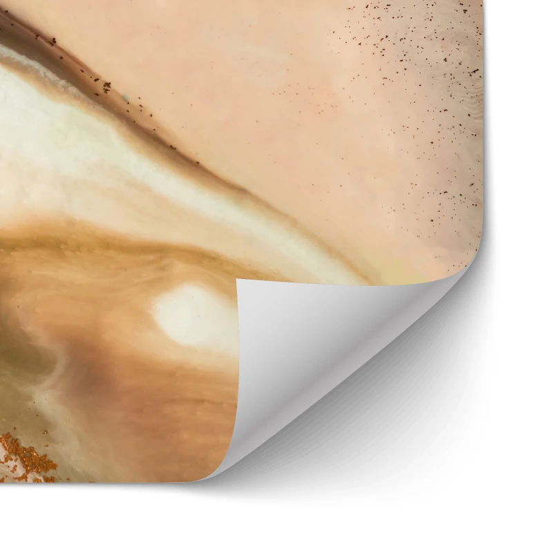 Self-adhesive kitchen splashback Colors of the earth: Flowing composition - Meikle 