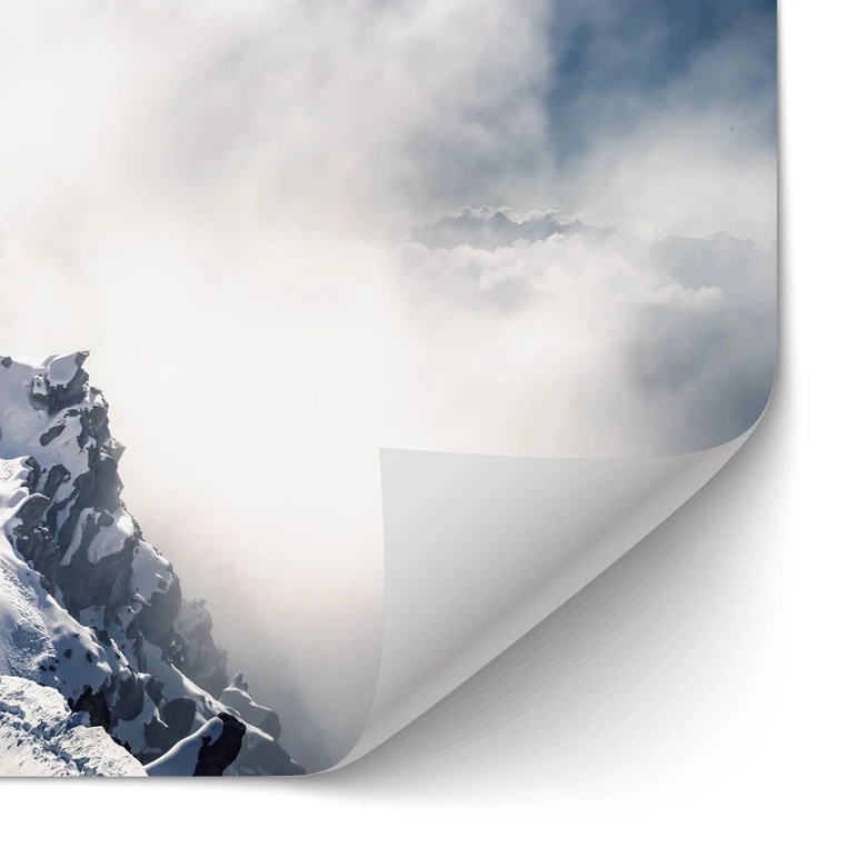 Selbstklebende Küchenrückwand Gipfel des Mont Blanc - Nienartowicz 