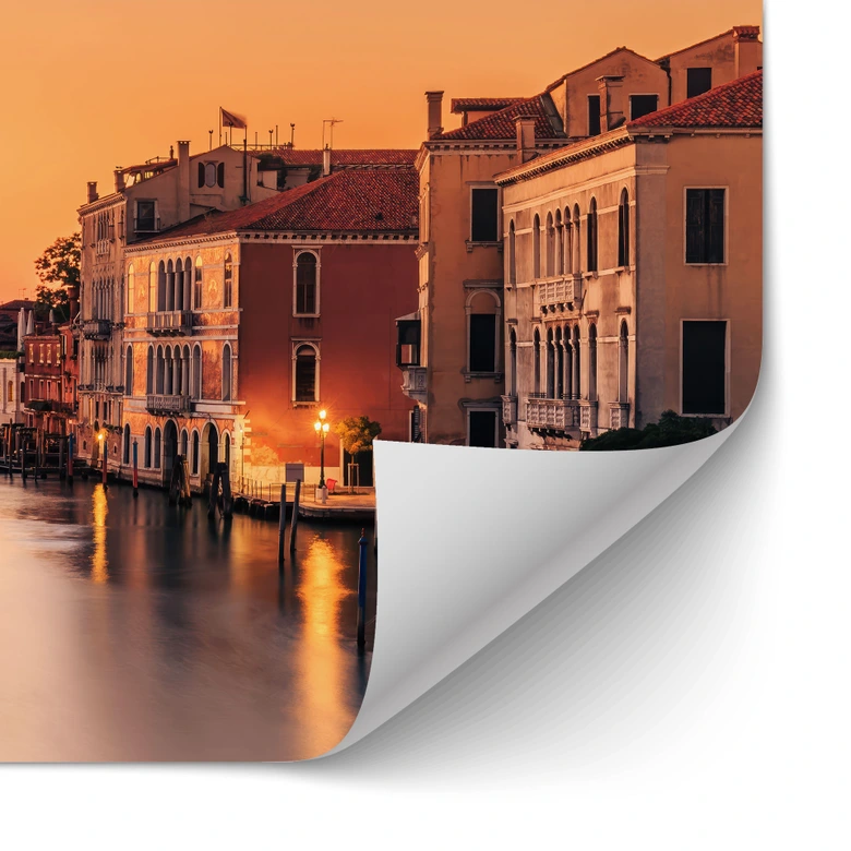 Salpicadero de cocina autoadhesivo Puesta de sol en Venecia - Zhang 